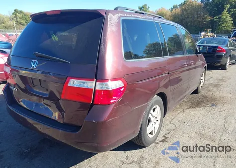 2007 Honda Odyssey Ex from USA, damaged, VIN 5FNRL384X7B084640